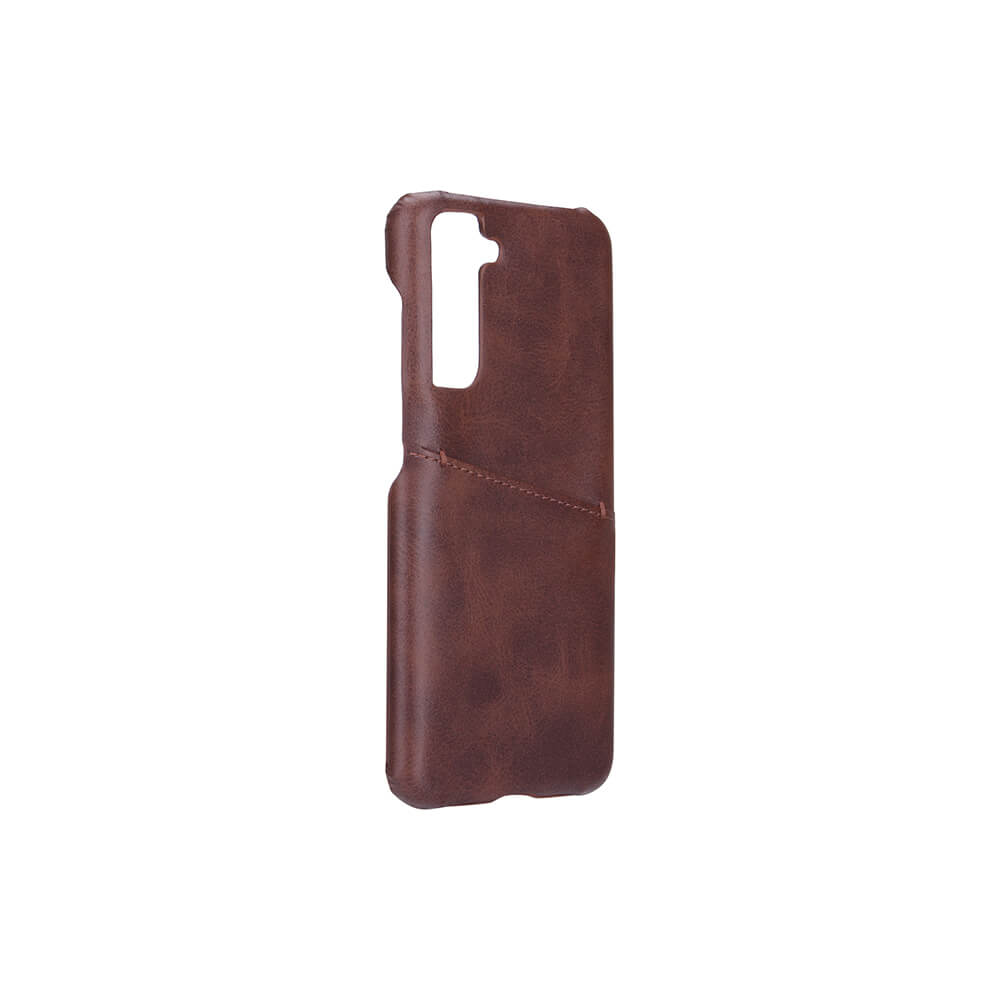Onsala ONSALA Samsung Galaxy S21 FE Skal Kortfack Brun