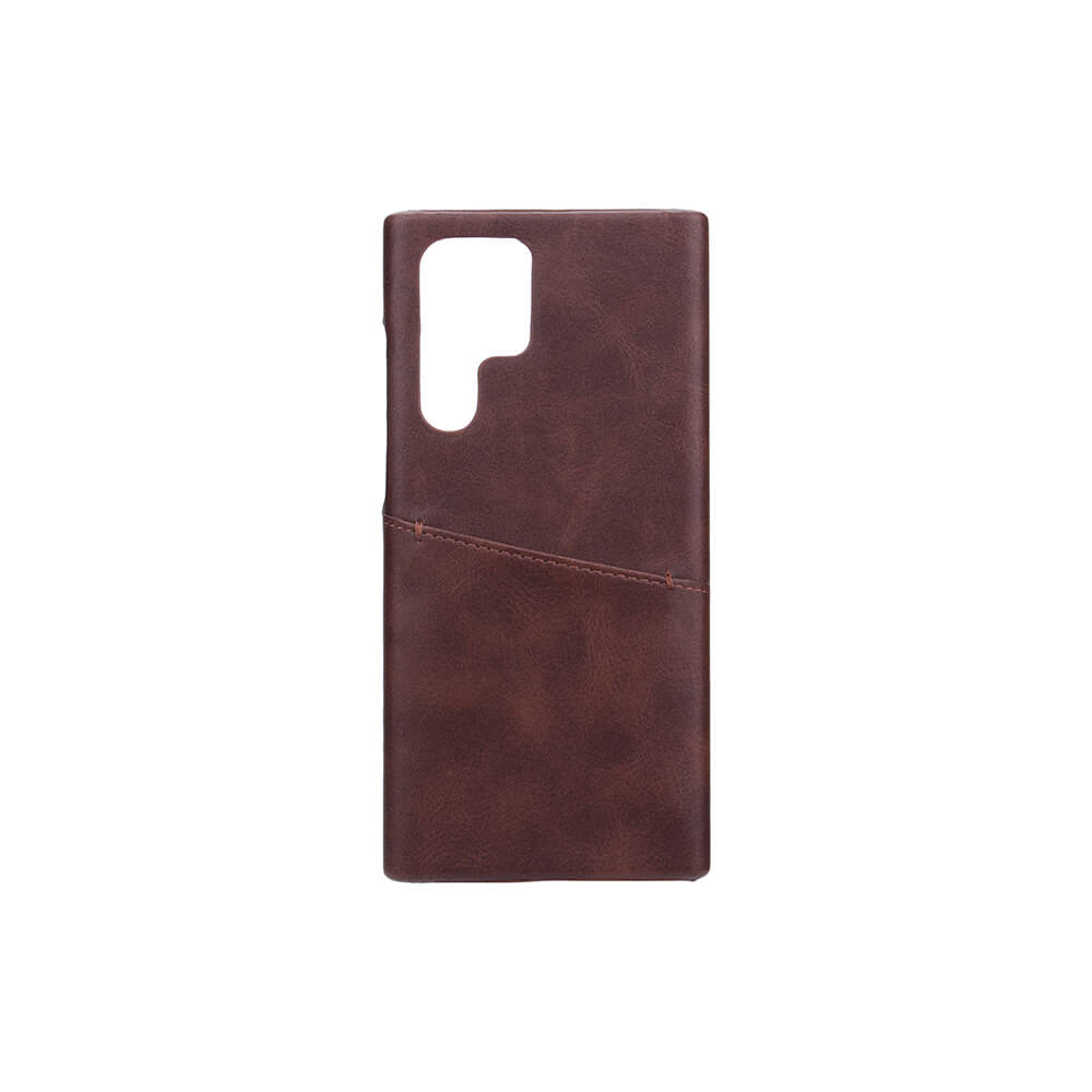 Onsala ONSALA Samsung Galaxy S22 Ultra Skal Kortfack Brun
