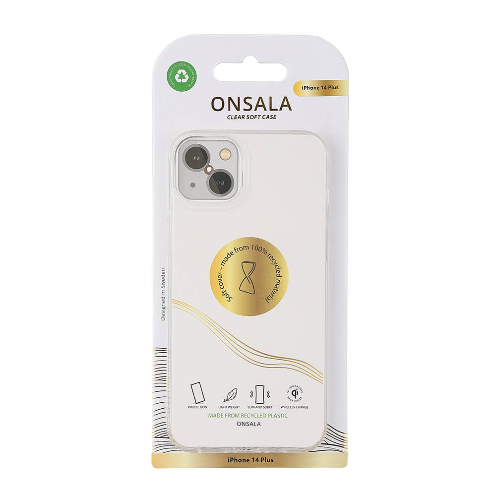 Onsala ONSALA iPhone 14 Plus Skal ECO Transparent