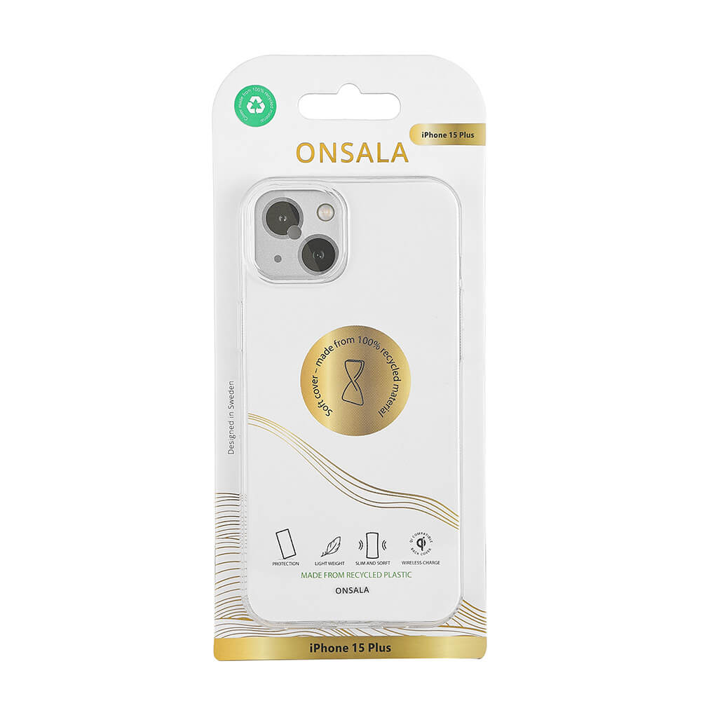Onsala ONSALA iPhone 15 Plus Skal ECO Transparent