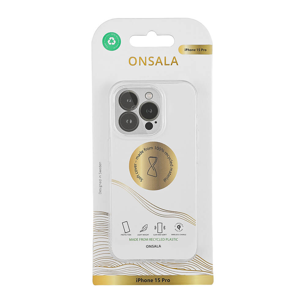 Onsala ONSALA iPhone 15 Pro Skal ECO Transparent