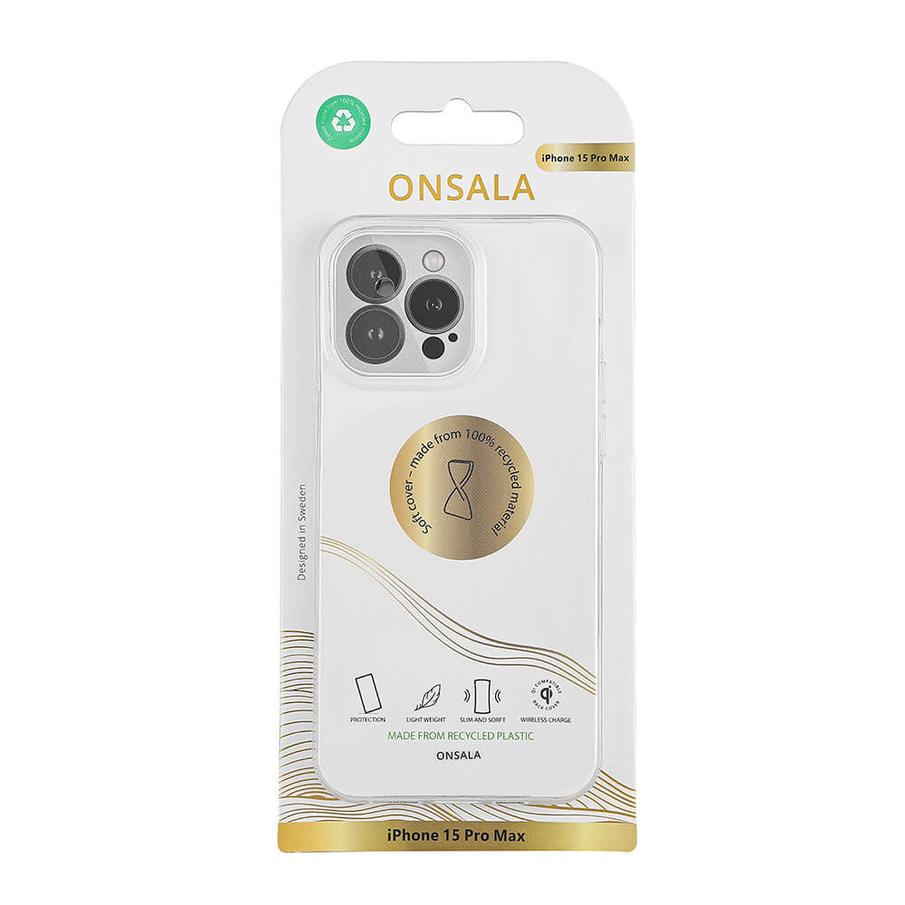Onsala ONSALA iPhone 15 Pro Max Skal ECO Transparent