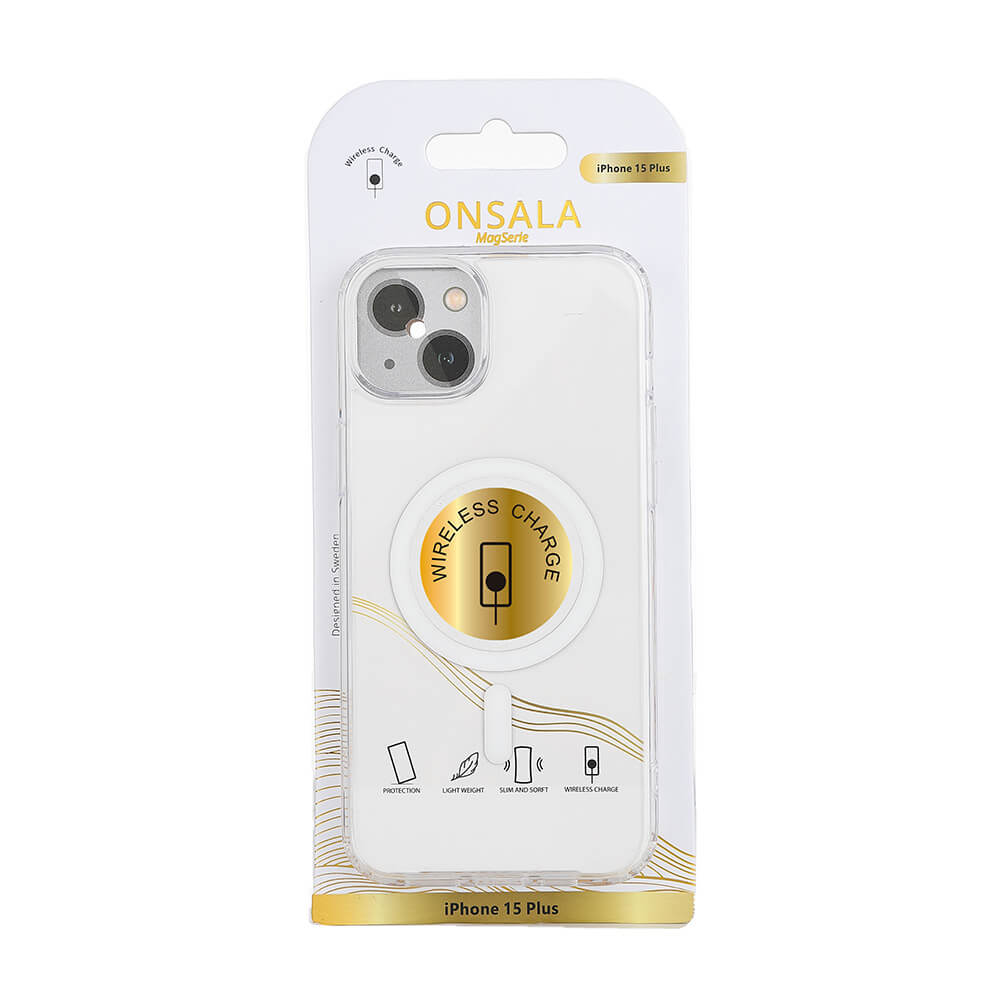 Onsala ONSALA iPhone 15 Plus Skal MagSafe TPU Transparent