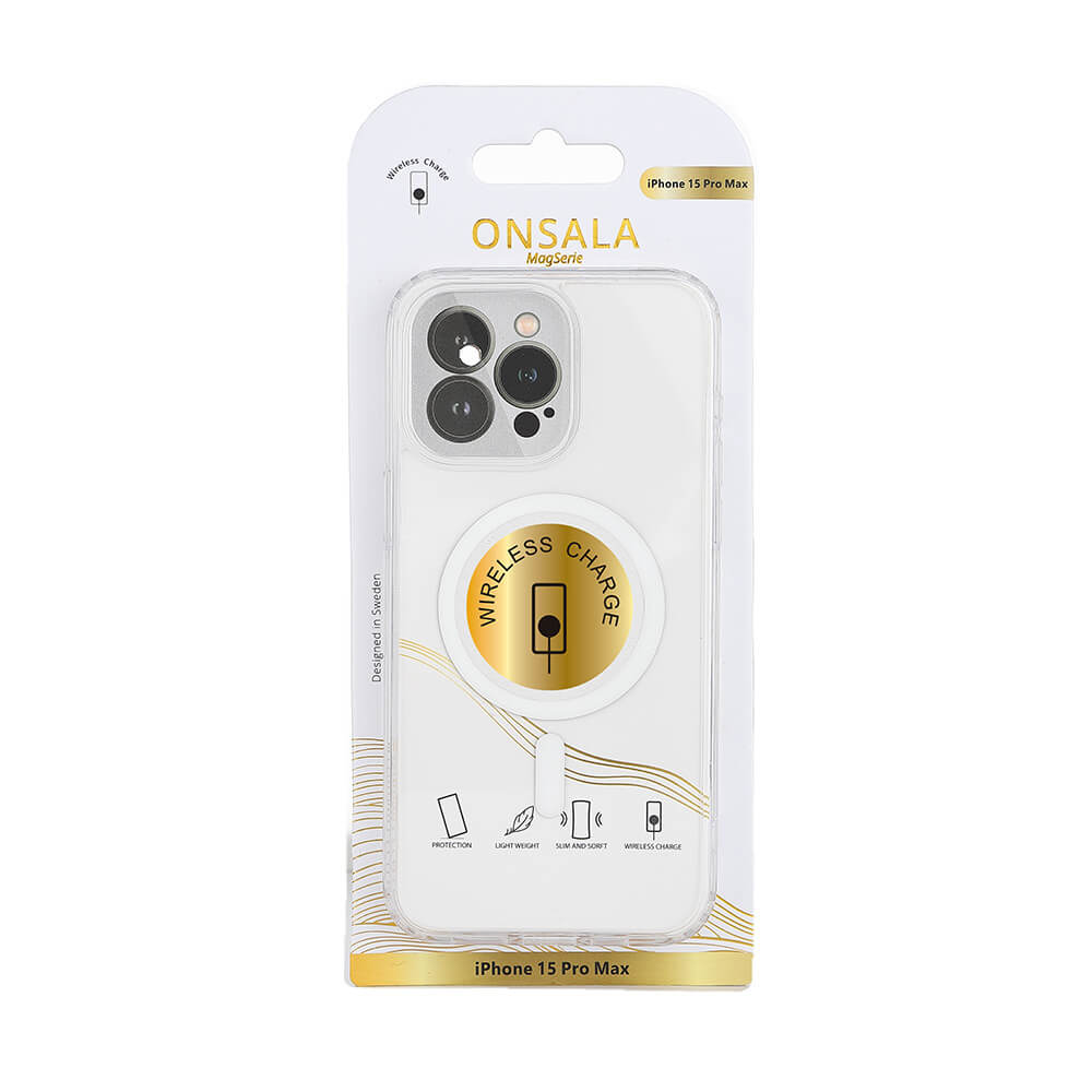 Onsala ONSALA iPhone 15 Pro Max Skal MagSafe TPU Transparent