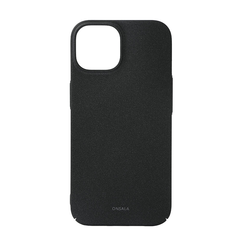 Onsala ONSALA iPhone 15 Skal Ultraslim Sand Burst Svart