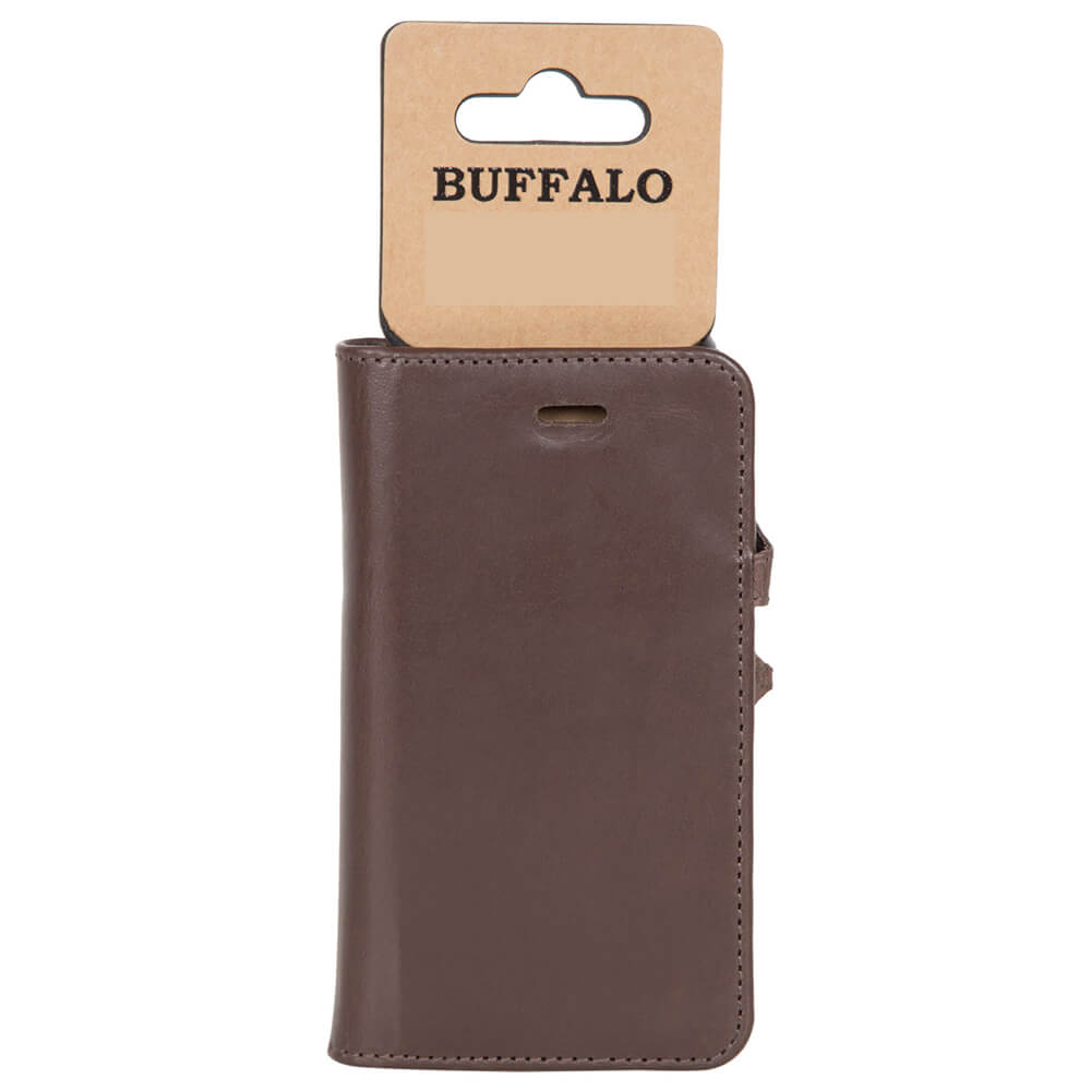 Buffalo Buffalo iPhone 11 Fodral 2in1 Äkta Läder Brun