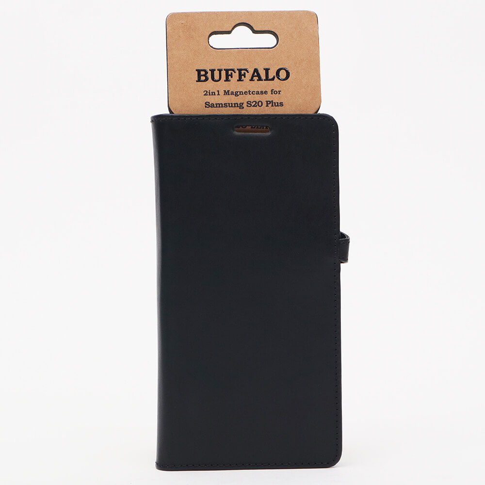 Buffalo Buffalo Samsung Galaxy S20 Plus Fodral 2in1 Äkta Läder Svart