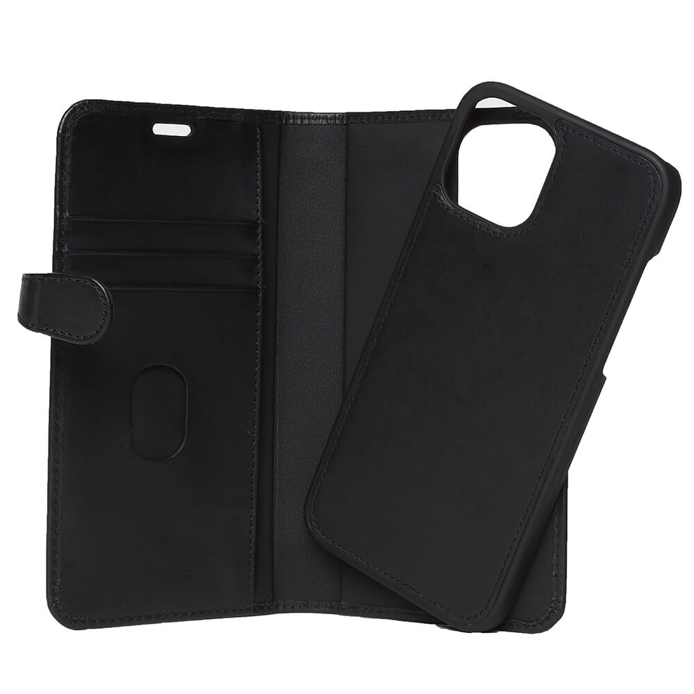 Buffalo Buffalo iPhone 12 Pro Max Fodral 2in1 Äkta Läder Svart