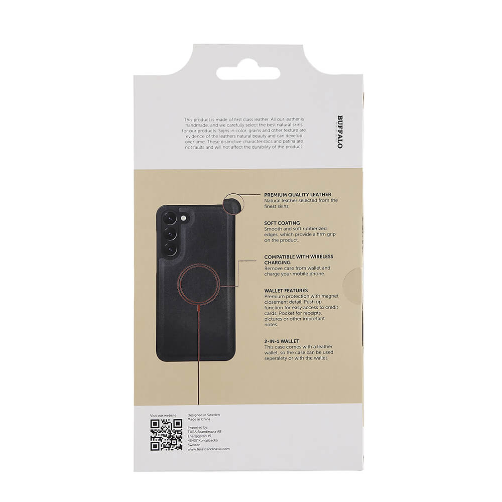 Buffalo Buffalo Samsung Galaxy S23 Plus Fodral 2in1 Magnet / Skal Svart