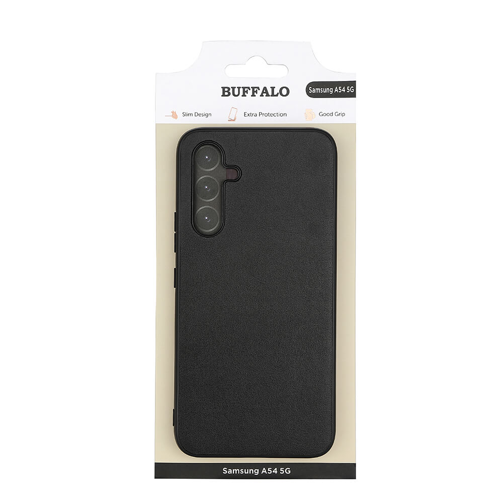 Buffalo Buffalo Galaxy A54 5G Mobilskal PU Läder Svart