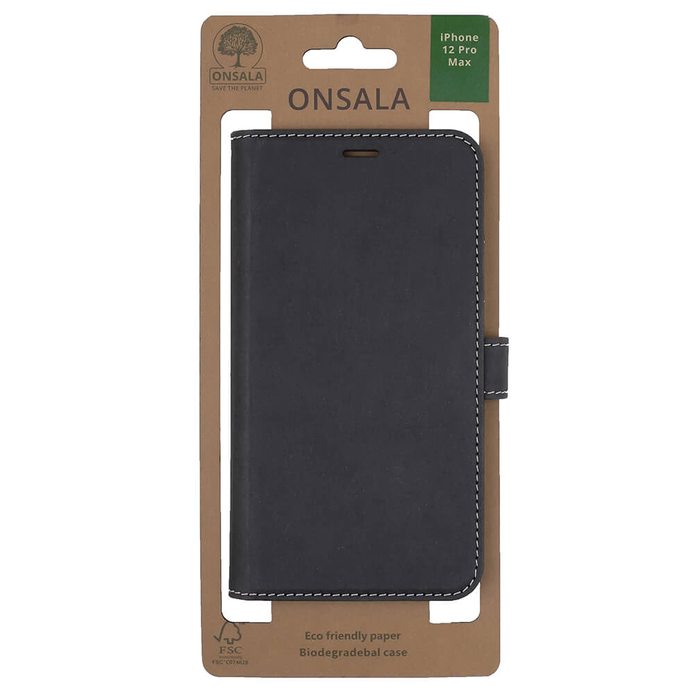 Onsala ONSALA iPhone 12 Pro Max Fodral ECO Svart