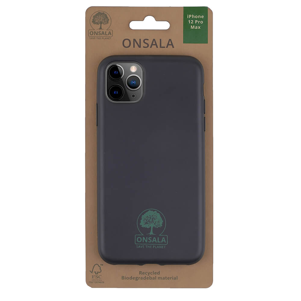 Onsala ONSALA iPhone 12 Pro Max Mobilskal ECO Svart