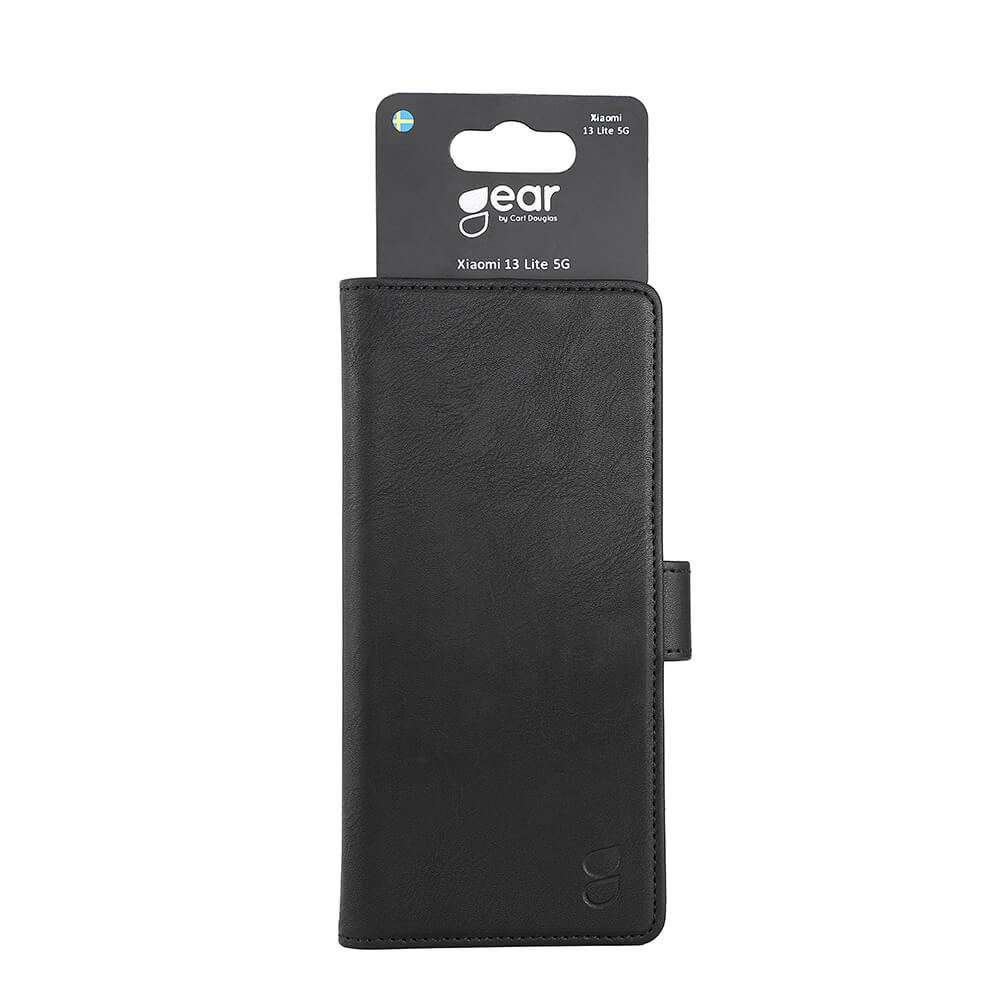 Gear GEAR Xiaomi 13 Lite 5G Mobilfodral Läder Svart