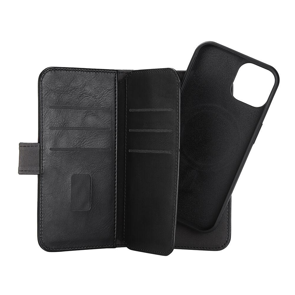 Gear GEAR iPhone 15/14/13 Fodral Flerfack 2in1 Magnet MagSafe Svart