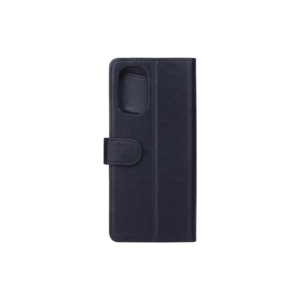 Gear GEAR Motorola Moto G51 Fodral Läder Svart