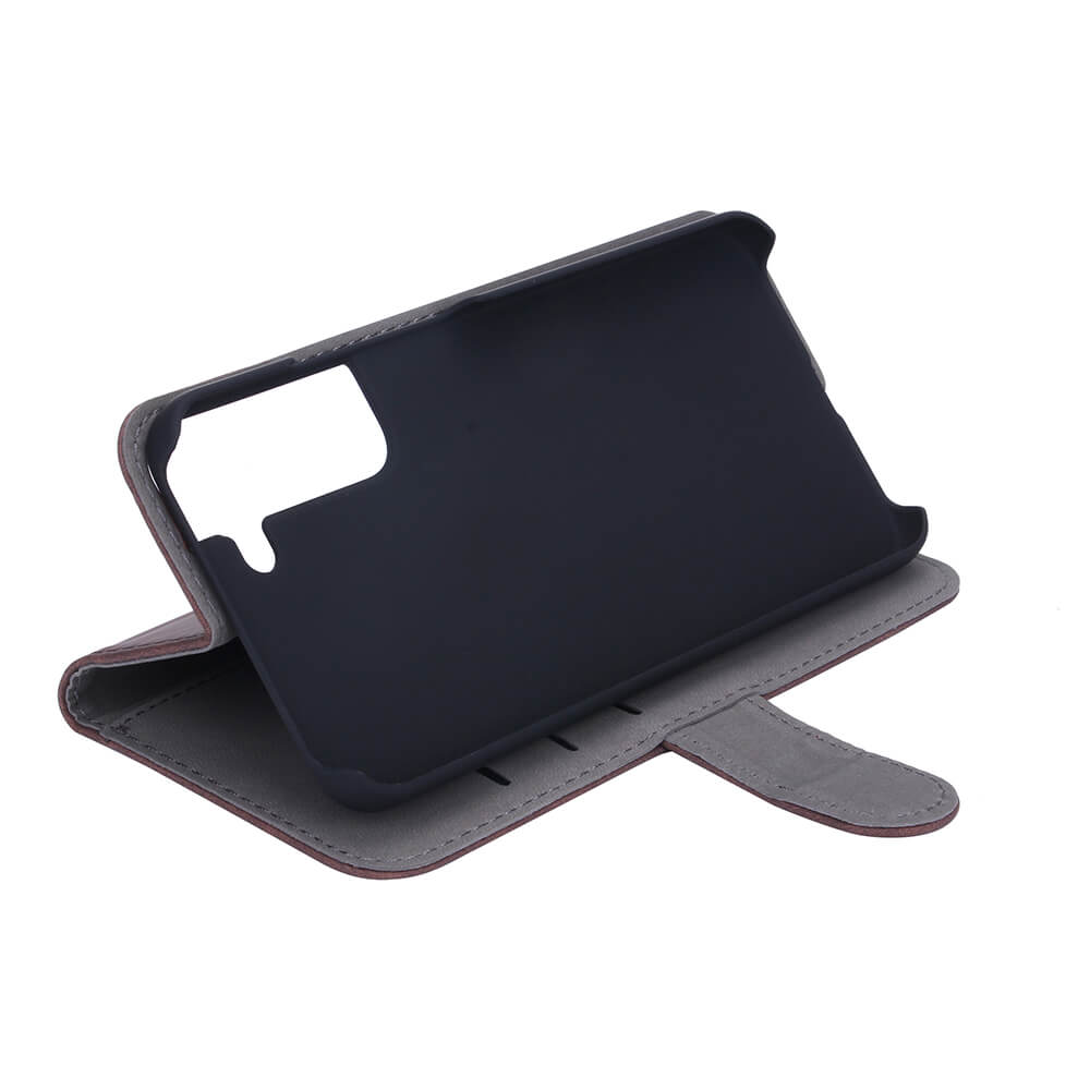 Gear GEAR Samsung Galaxy S22 Plus Fodral Nubuck Läder Brun