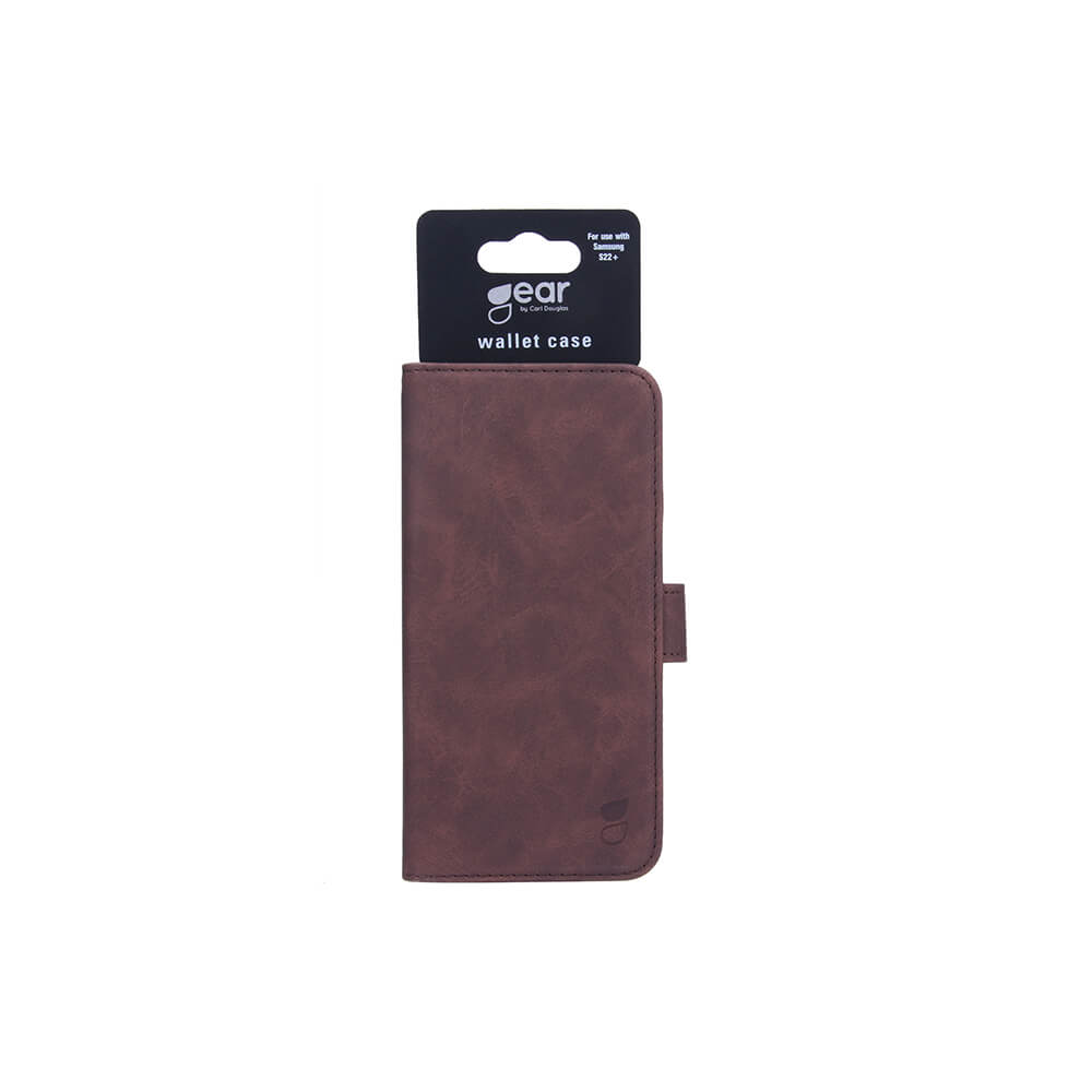 Gear GEAR Samsung Galaxy S22 Plus Fodral Nubuck Läder Brun