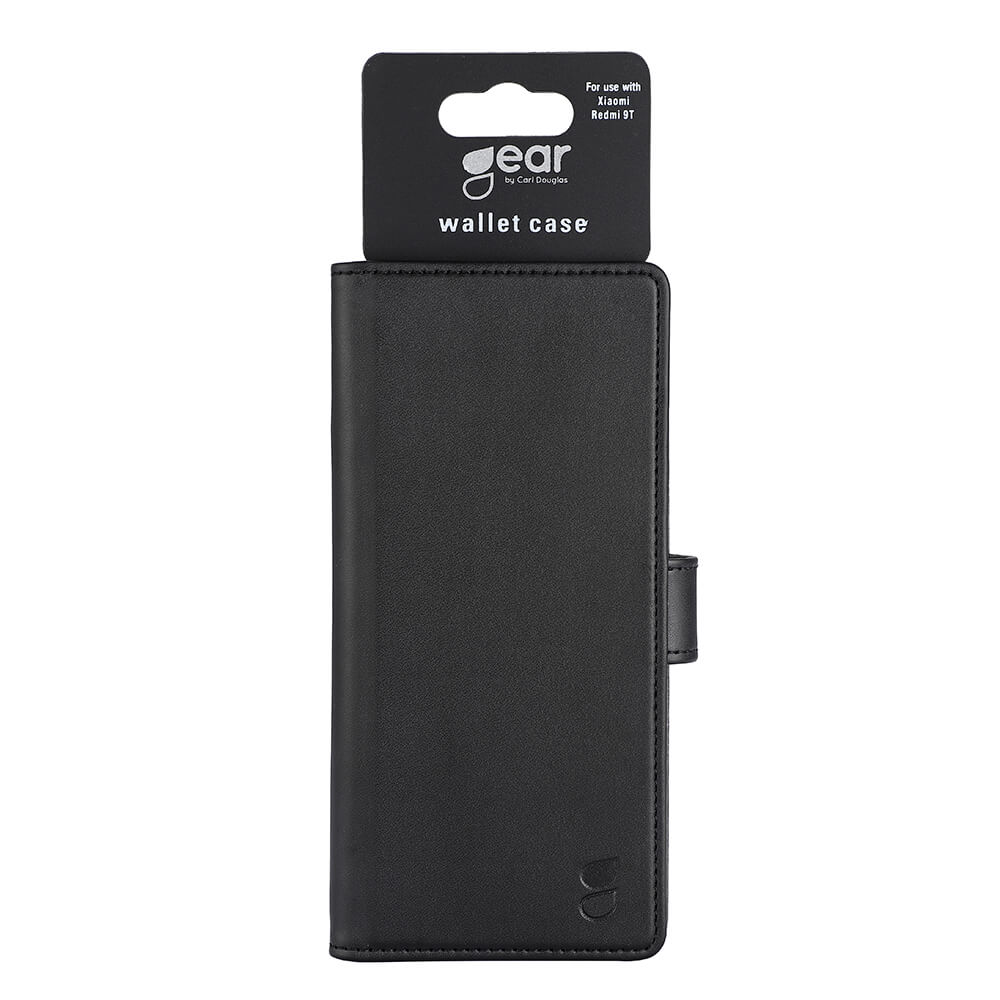 Gear GEAR Xiaomi Redmi 9T Fodral Läder Svart