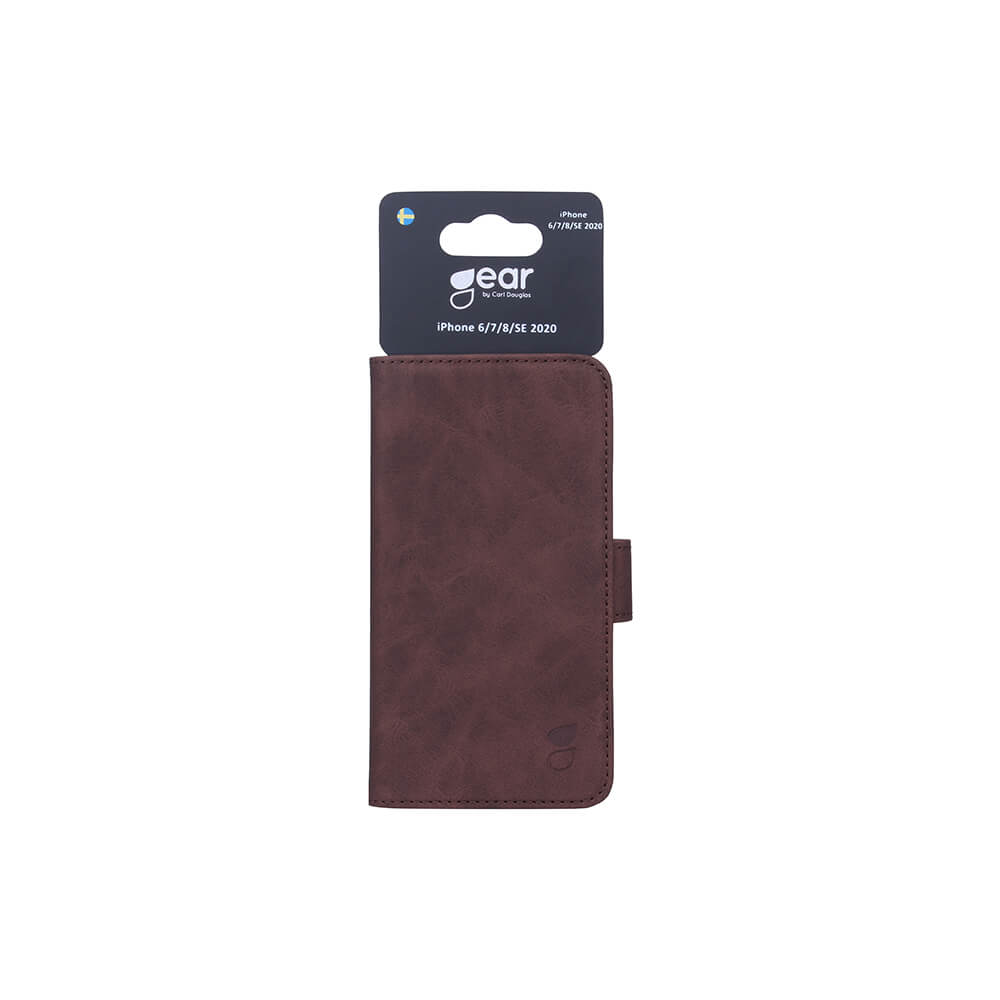 Gear GEAR iPhone 6/7/8/SE Fodral Nubuck Läder Brun