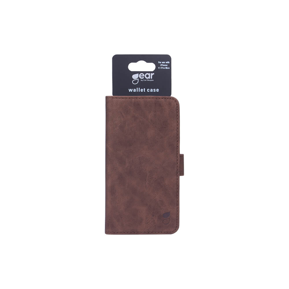 Gear GEAR iPhone 11 Pro Max Fodral Nubuck Läder Brun