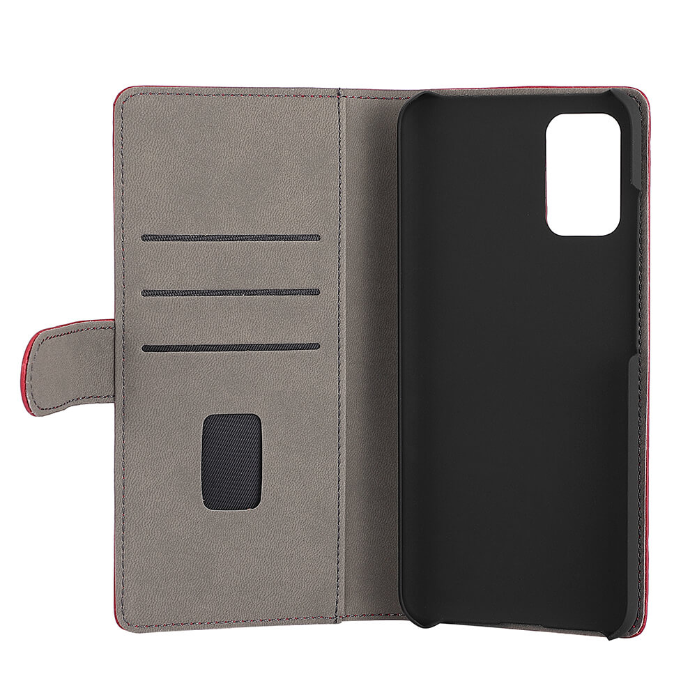Gear GEAR Samsung Galaxy A03s Fodral Läder Röd