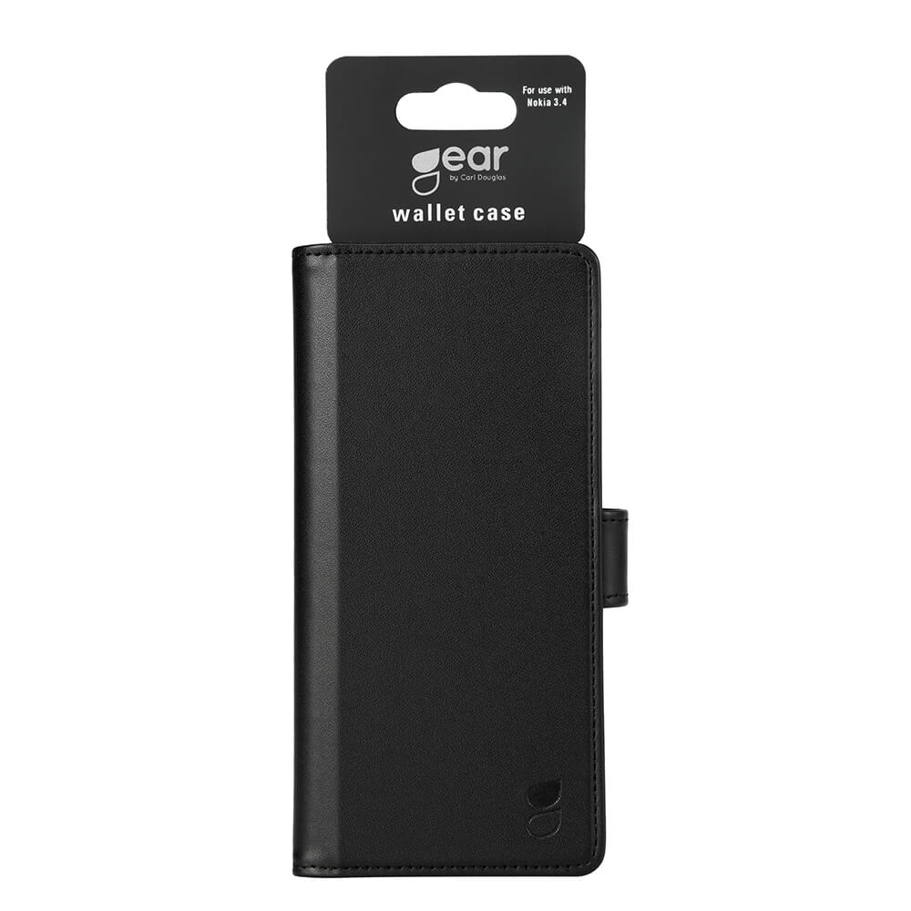 Gear GEAR Nokia 3.4 Fodral Läder Svart