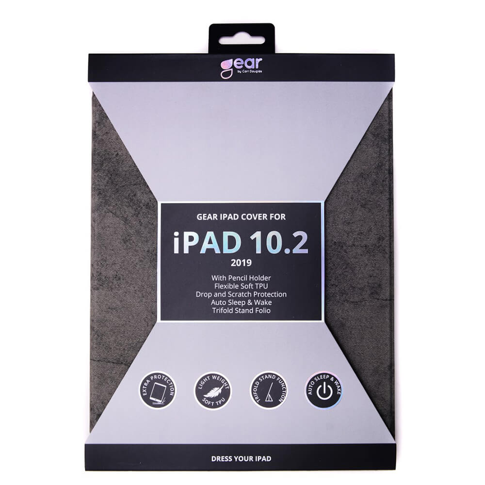 Gear GEAR iPad 10.2 2019/2020/2021 / Air 10.5 Fodral Grå
