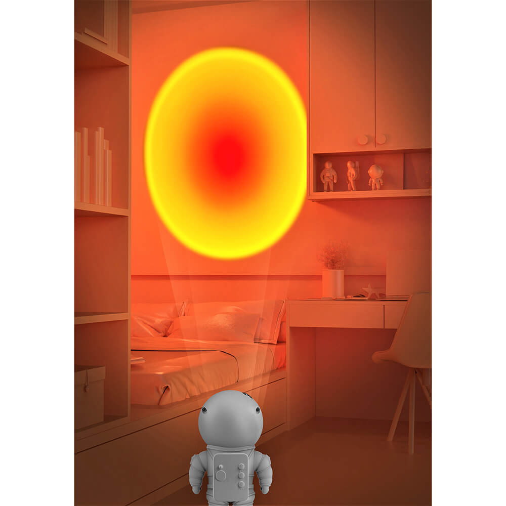 Mobility On Board MOB Projektor Astrolight Orange Sunset Vit
