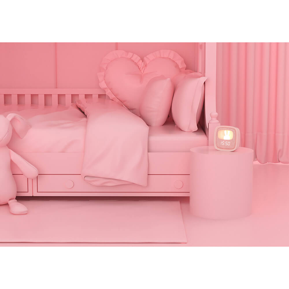 Mobility On Board MOB Väckarklocka med Ljus Billy Clock Rosa