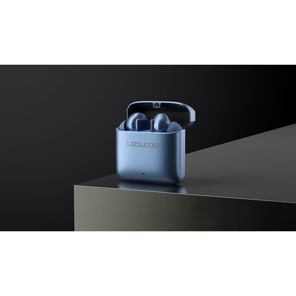 LEDWOOD LEDWOOD Hörlur Titan TWS True Wireless In-Ear Blå