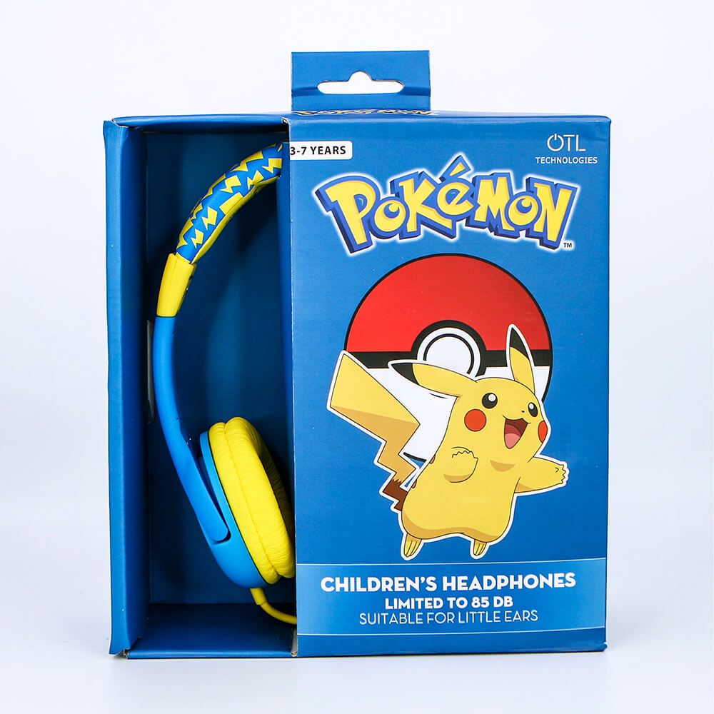 OTL Pokemon Hörlur För Barn Junior On-Ear Pikachu