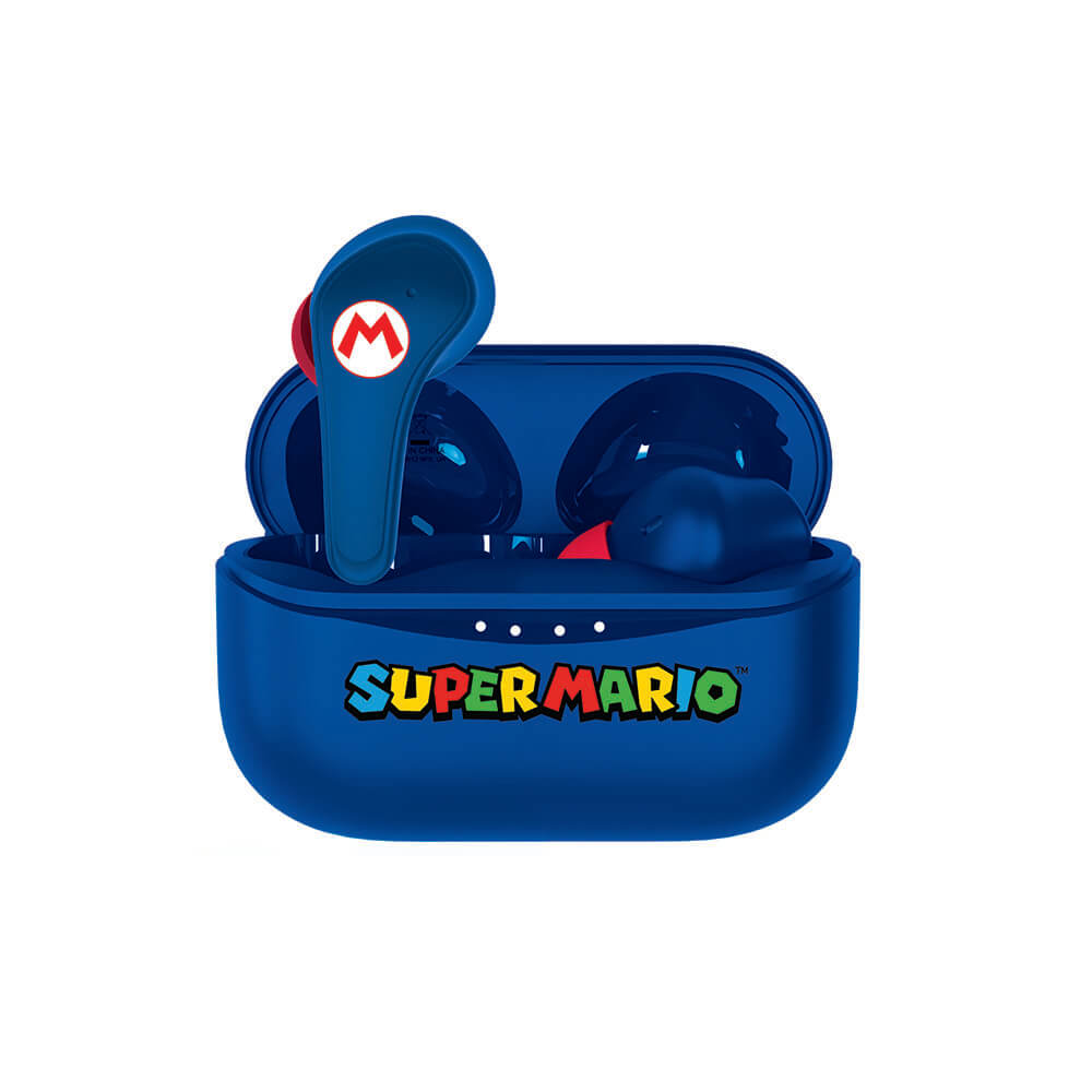 OTL Super Mario Hörlur In-Ear TWS Bluetooth Blå