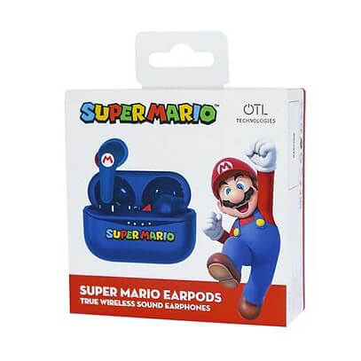 OTL Super Mario Hörlur In-Ear TWS Bluetooth Blå