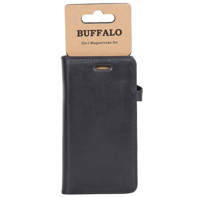 Buffalo Buffalo Samsung Galaxy S9 Plus Fodral 2in1 Äkta Läder Svart