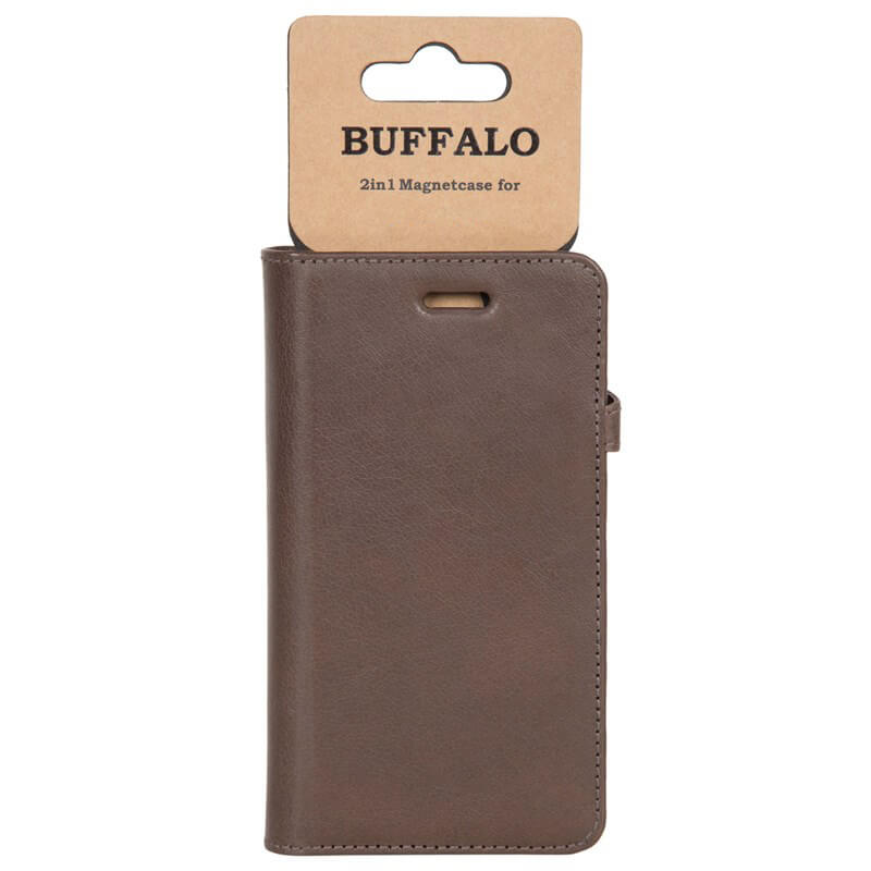 Buffalo Buffalo Samsung Galaxy S9 Plus Fodral 2in1 Äkta Läder Brun