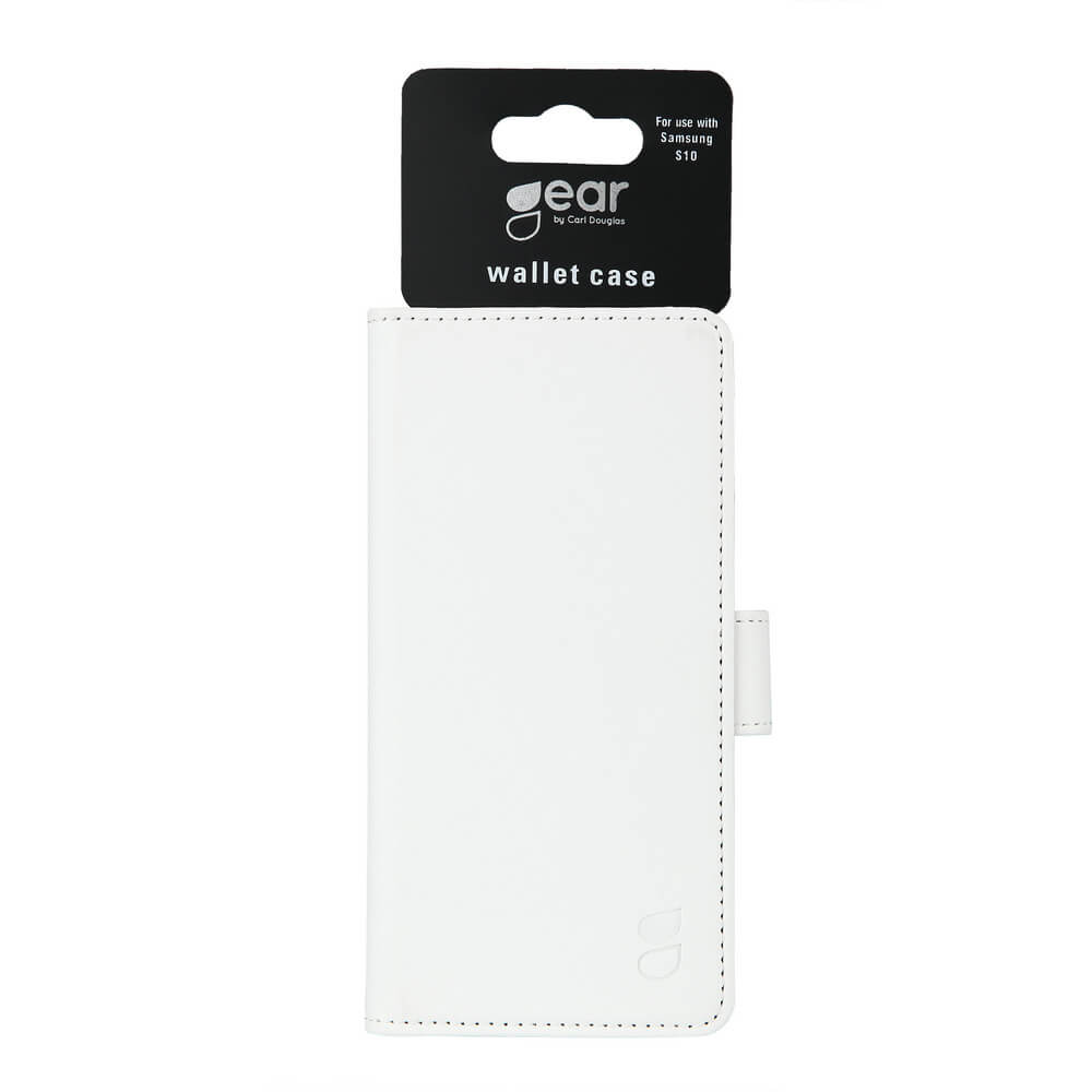 Gear GEAR Samsung Galaxy S10 Fodral Läder Vit