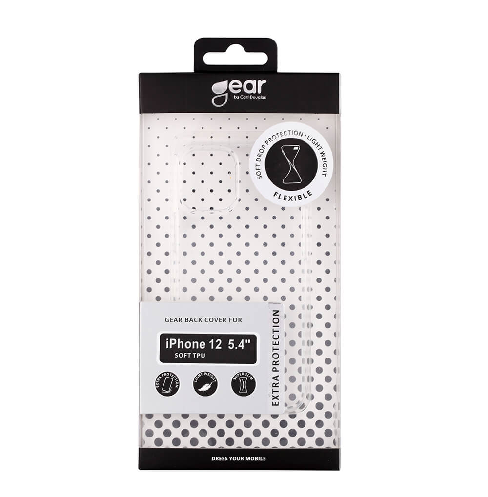 Gear GEAR iPhone 12 Mini Skal TPU Transparent