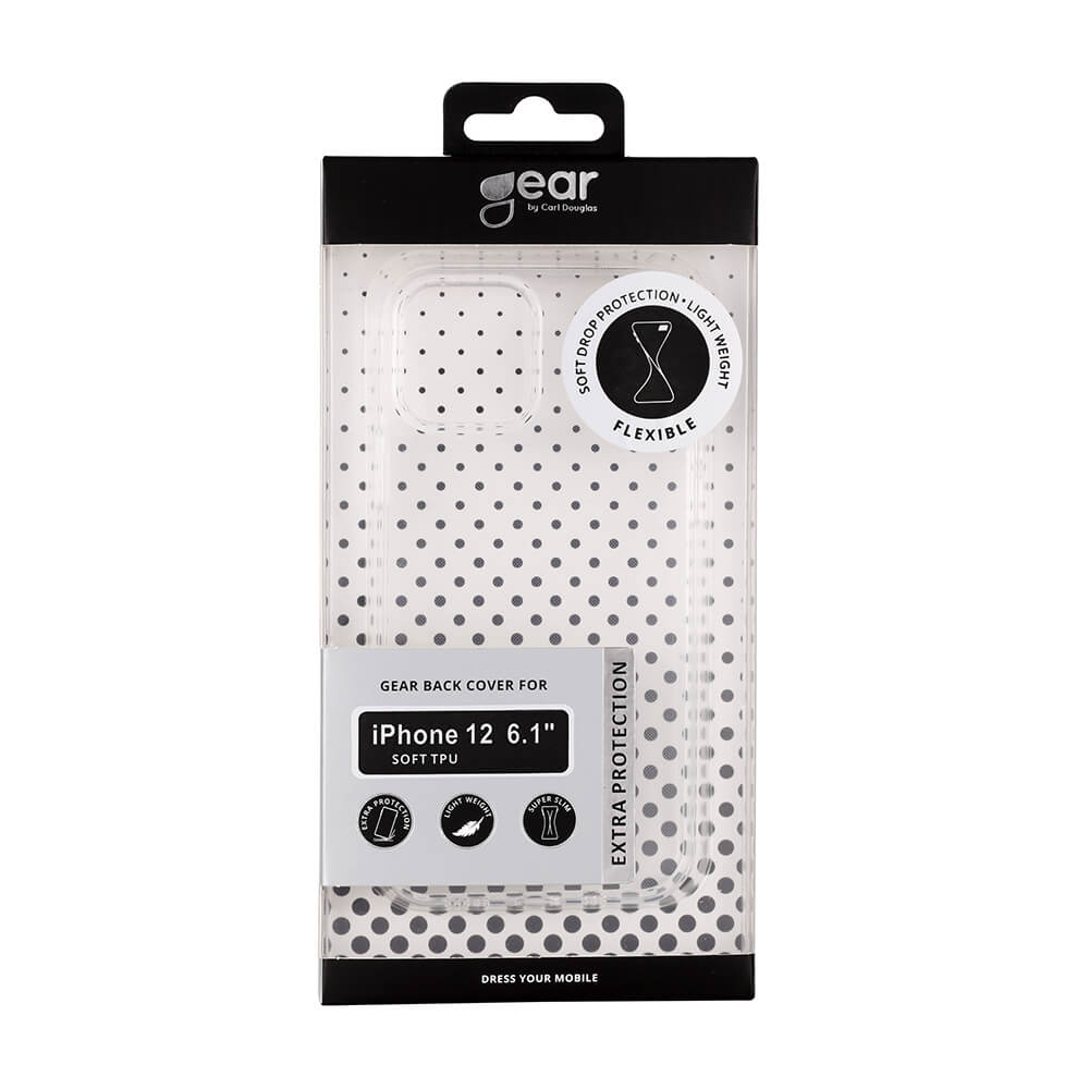 Gear GEAR iPhone 12 / 12 Pro Skal TPU Transparent