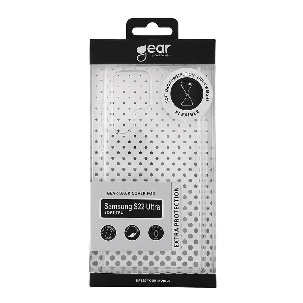 Gear GEAR Samsung Galaxy S22 Ultra Skal TPU Transparent