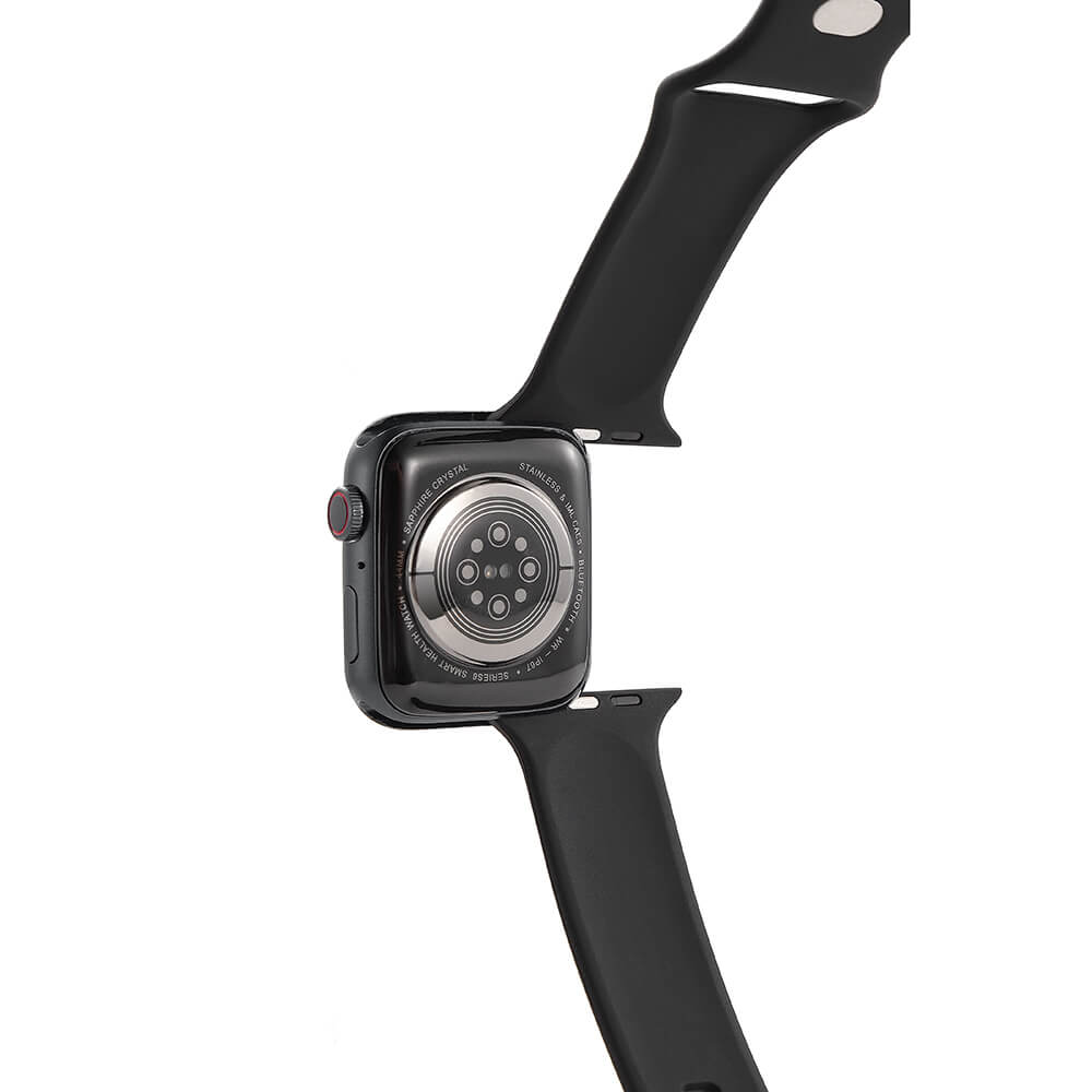 Gear GEAR Klockarmband Silikon Apple Watch 38/40/41/42 mm Svart