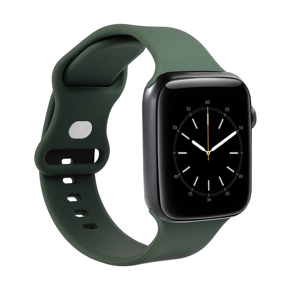 Gear GEAR Klockarmband Silikon Apple Watch 42/44/45/46/49 mm Olivgrön