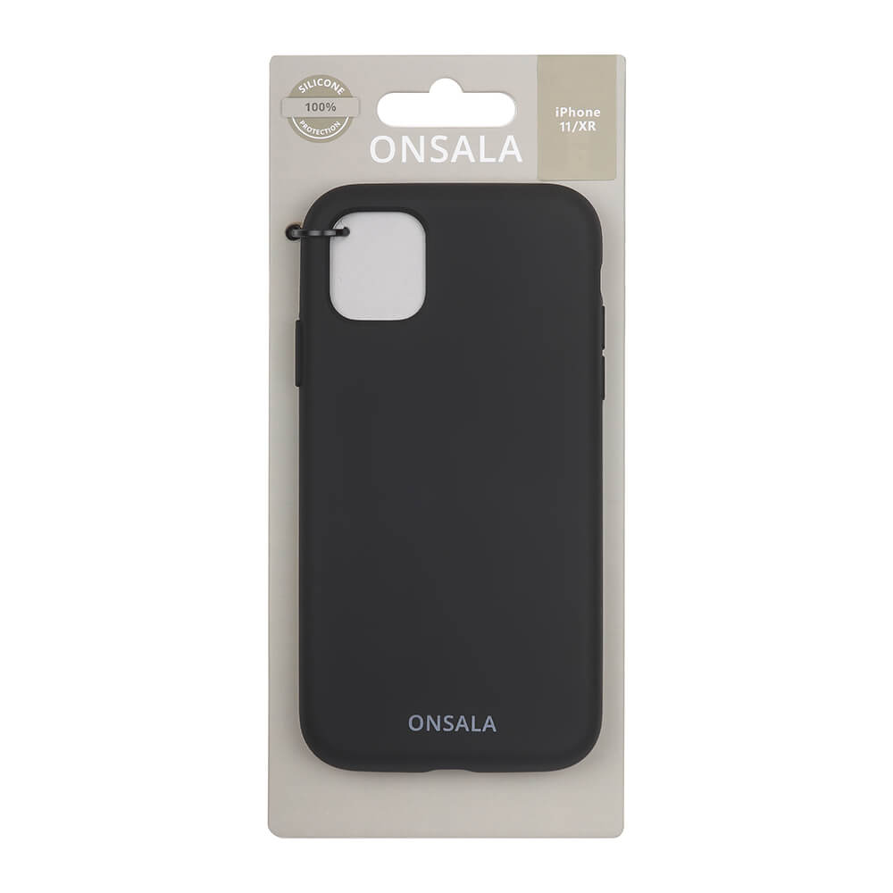 Onsala ONSALA iPhone 11 / XR Mobilskal Silikon Svart