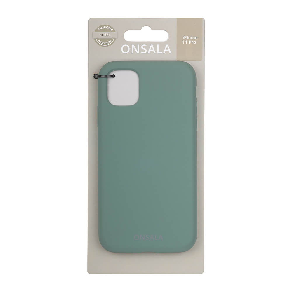 Onsala ONSALA iPhone 11 Pro Mobilskal Silikon Pine Green