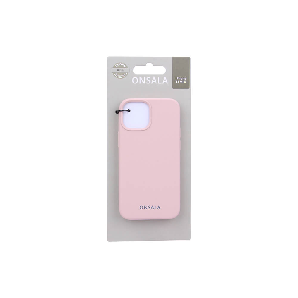 Onsala ONSALA iPhone 13 Mini Mobilskal Silikon Sand Pink