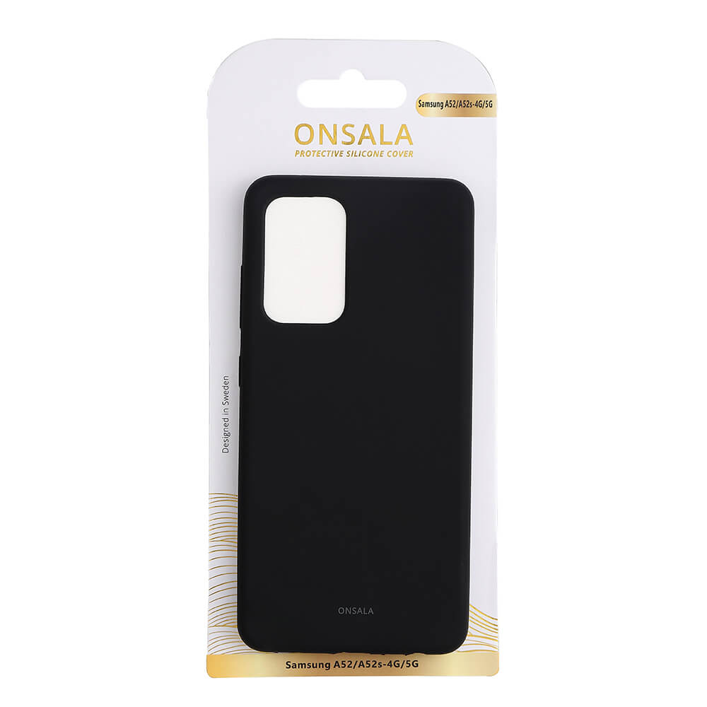 Onsala ONSALA Samsung Galaxy A52 / A52s Mobilskal Silikon Svart