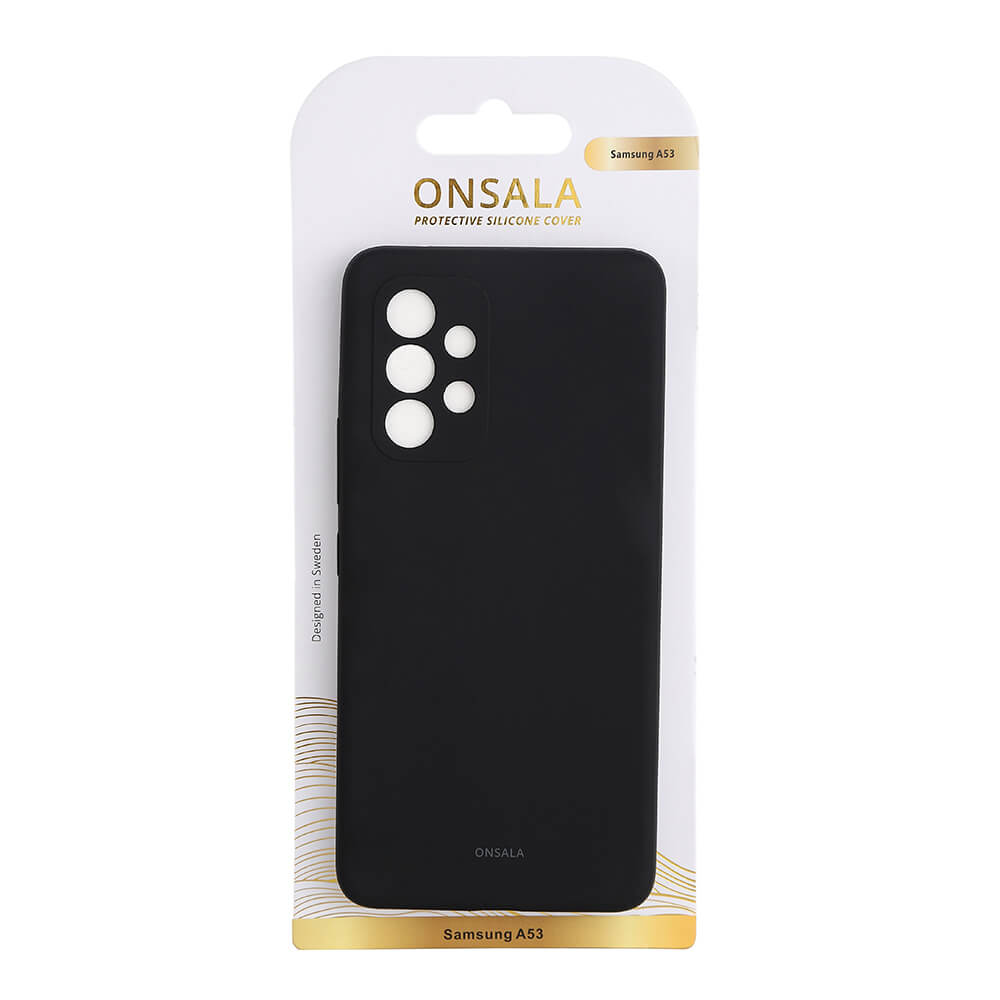 Onsala ONSALA Samsung Galaxy A53 Mobilskal Silikon Svart