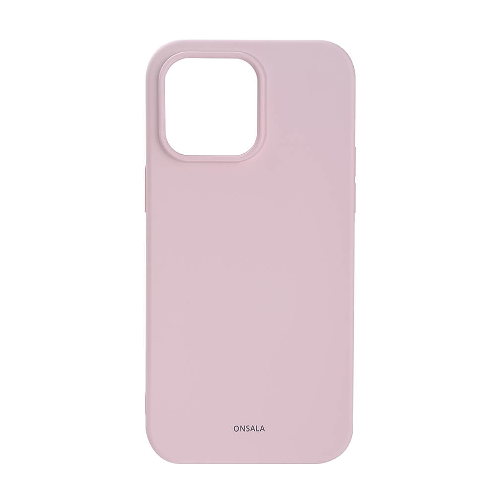 Onsala ONSALA iPhone 14 Pro Max Mobilskal Silikon Chalk Pink