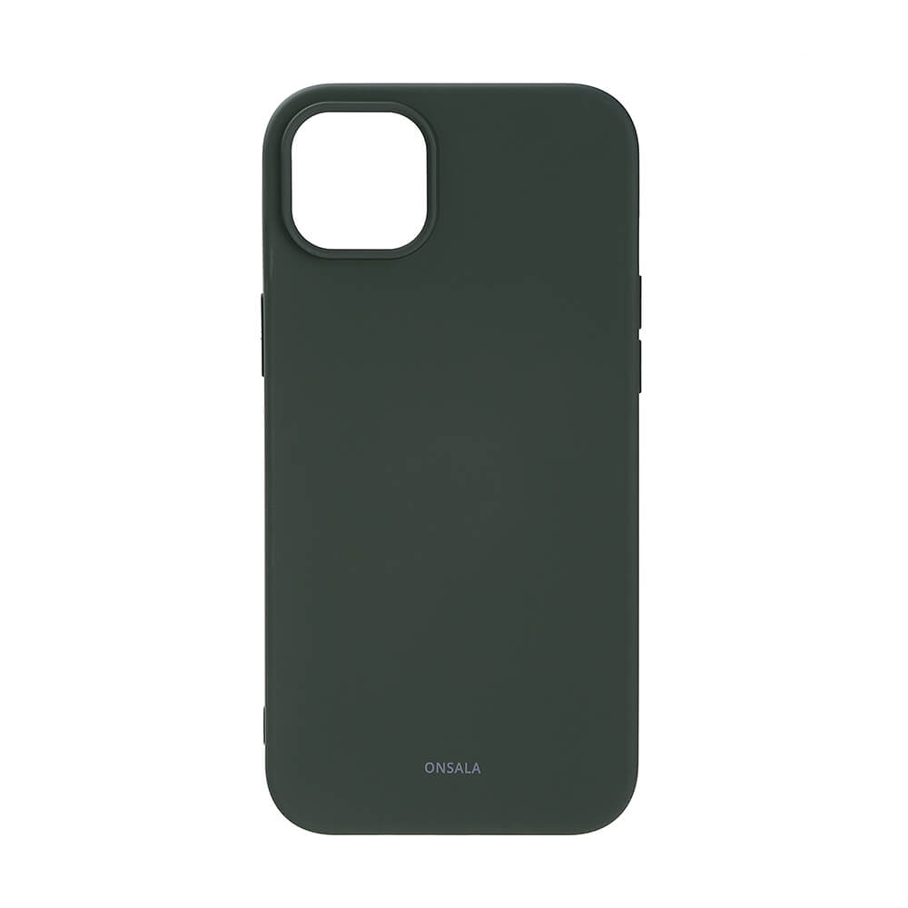 Onsala ONSALA iPhone 14 Plus Mobilskal Silikon Olivgrön