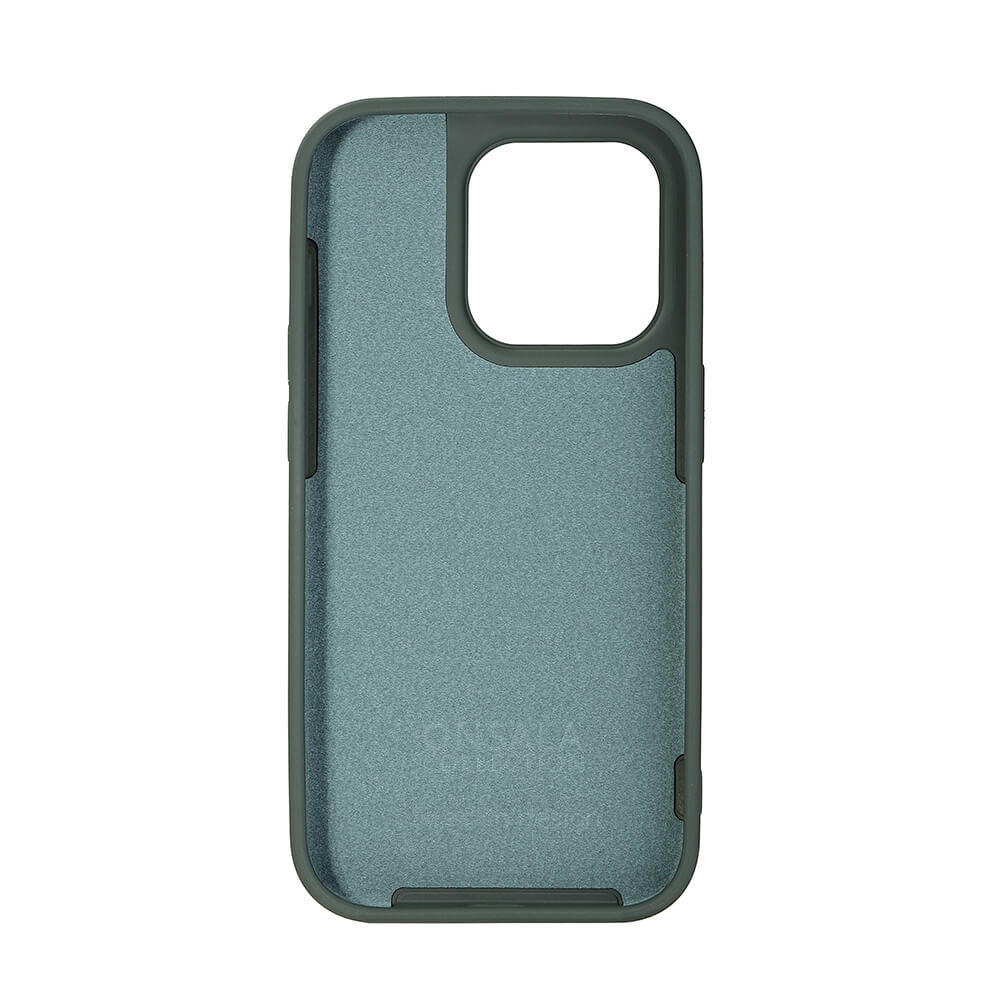 Onsala ONSALA iPhone 14 Pro Mobilskal Silikon Olivgrön