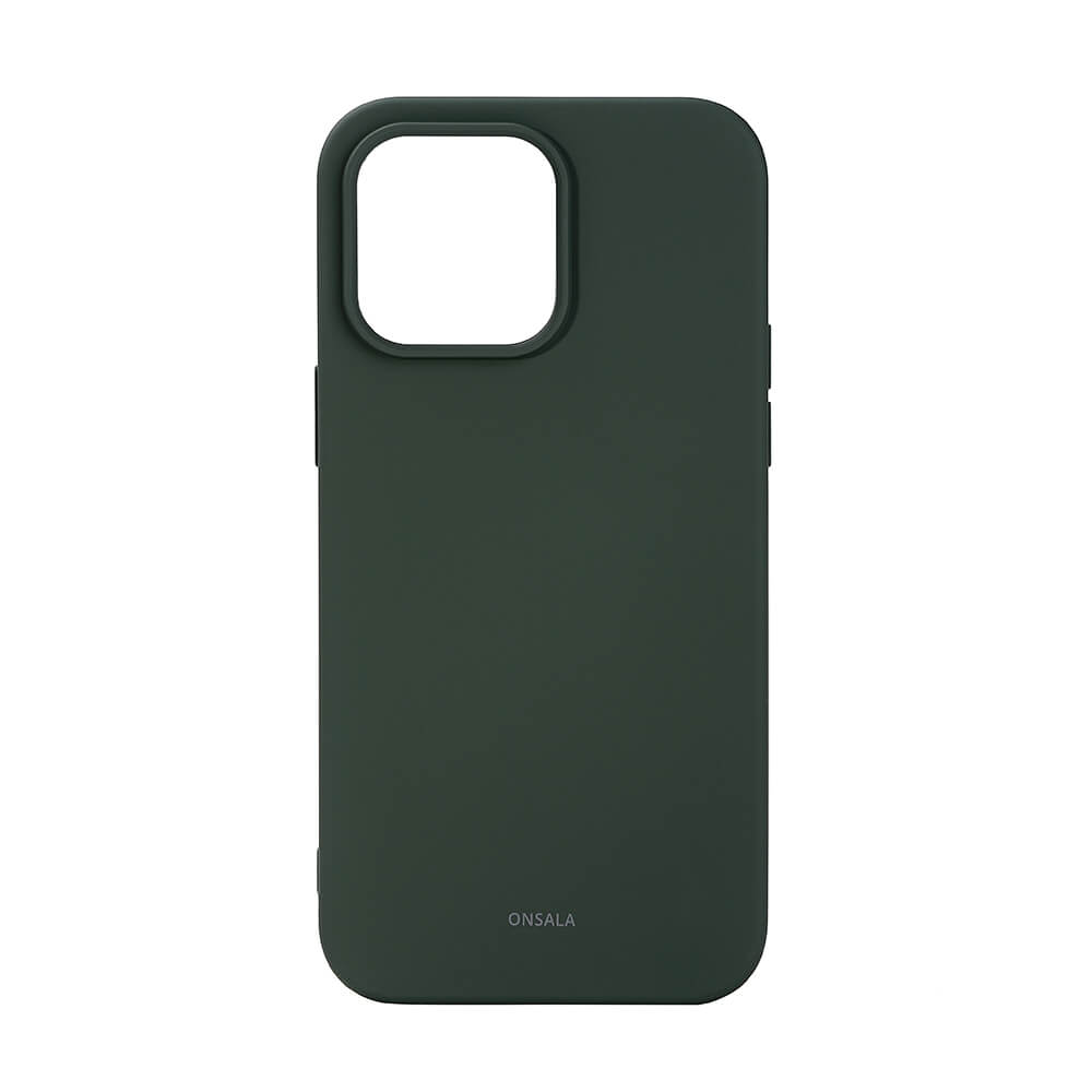 Onsala ONSALA iPhone 14 Pro Max Mobilskal Silikon Olivgrön